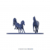 Three Horses Desk Sculpture image