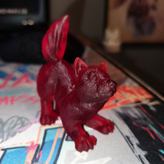 Picture of print of Wolfie: supports free wolf cub sculpt