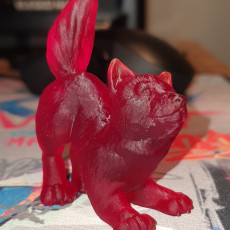 Picture of print of Wolfie: supports free wolf cub sculpt