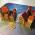 Two Castle Paperweights in 1:288 Scale image