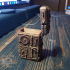 Steampunk box with hinge. print image