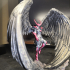Angel fighter print image