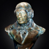 John Frost bust at Newport Museum in South Wales, UK image