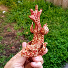 Picture of print of dragon fish