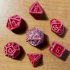 D&D Dice Set with Outset Numbering (d4 to d20) image