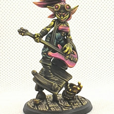Picture of print of Knox the Goblin Bassist