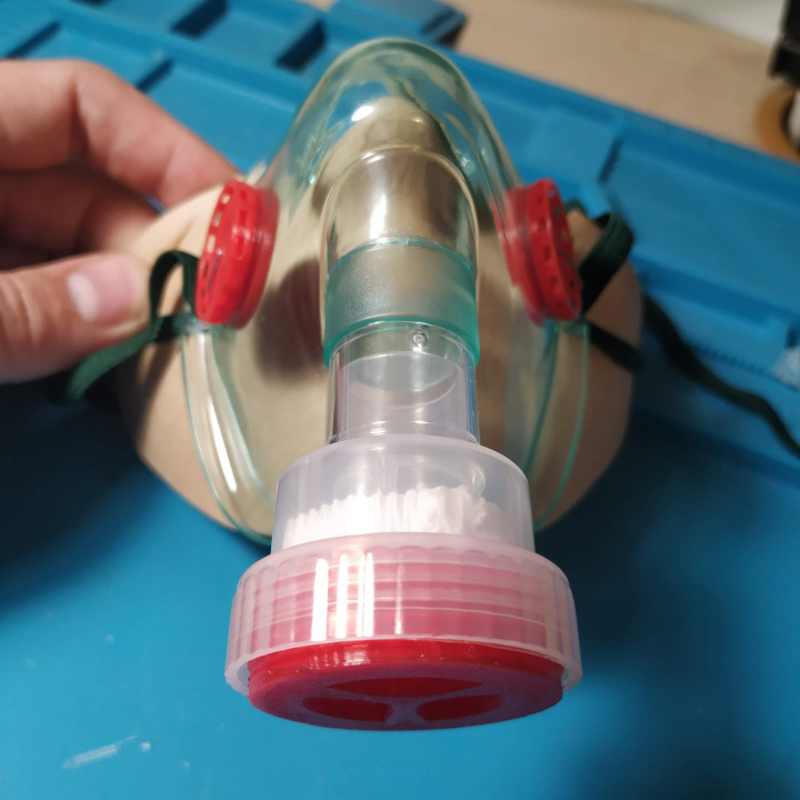 Turn ventilation mask to a filtration mask