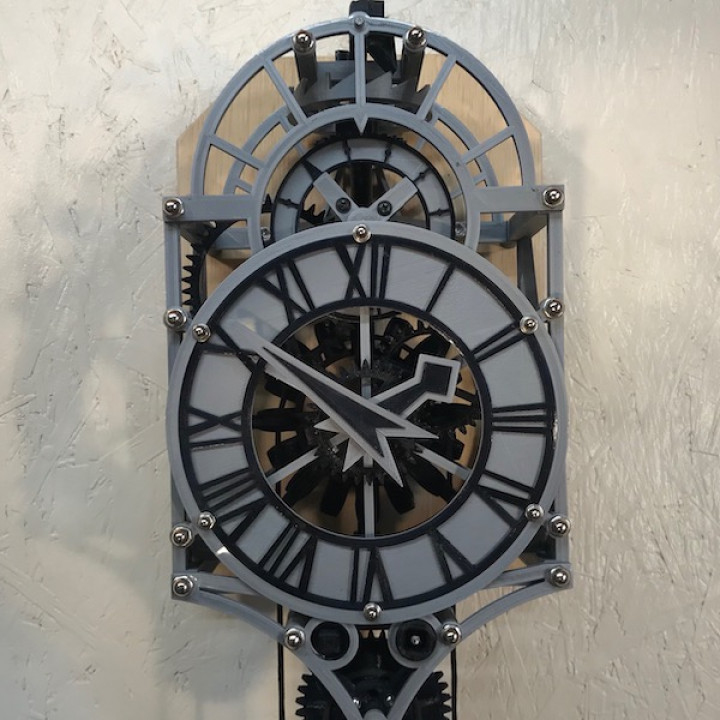 3D Printable Christian Huygens 3D printed clock by Jacques Favre