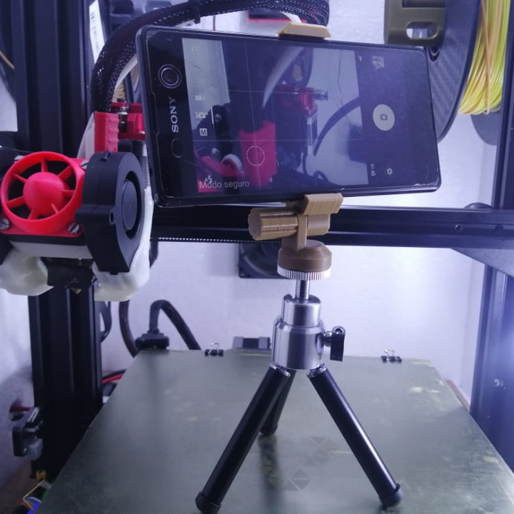 3D Printable Tripod for GoPro by Corentin Paquet
