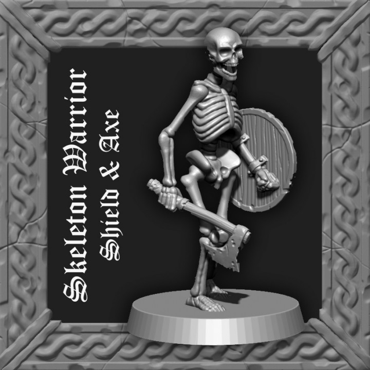 $2.00Undead Skeleton Warrior - Axe & Shield