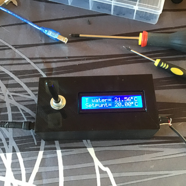 Case for arduino + LCD + relais