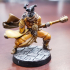 Male RPG Monk - Human, Elf, Half Orc, Tiefling - 32mm miniature print image