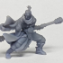 Male RPG Monk - Human, Elf, Half Orc, Tiefling - 32mm miniature print image