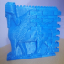 Montini Assyrian Winged Bull Wall Set (Lego Compatible) print image
