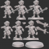 Gnome Artificer Type A with Modular Hands And Weapons (Presupported) image