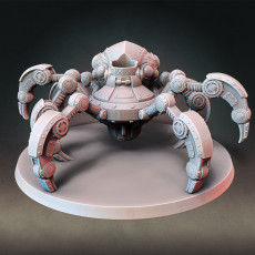 Patreon March2020 Release - Giant Steampunk Mech Spider and Gnome Artificers