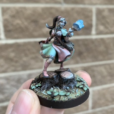 Picture of print of Elisa - Wizard Apprentice - 32mm - DnD