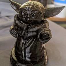 Picture of print of Low Poly Baby Yoda Like Figure
