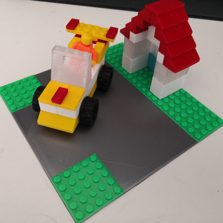 LEGO compatible plates