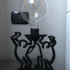Keith Haring style lamp image