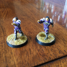 Picture of print of 09 human line Fantasy Football 32mm