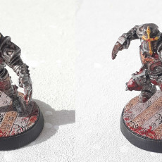 Picture of print of 014 human blitzer Fantasy Football 32mm