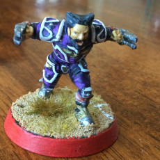 Picture of print of 015 human blitzer Fantasy Football 32mm