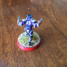 Picture of print of 015 human blitzer Fantasy Football 32mm