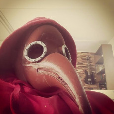Picture of print of Plague Doctor Mask - Flat edges for easier printing This print has been uploaded by W.G. Koning