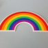 multi-coloured rainbow. image