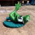 Mr J Pond: Froggy on a Lilypad image