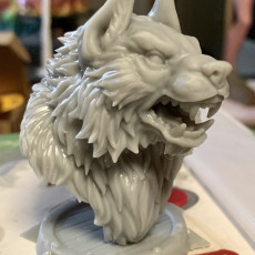 Picture of print of Werewolf bust pre-supported This print has been uploaded by Brian Maxwell