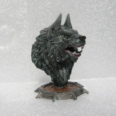 Picture of print of Werewolf bust pre-supported This print has been uploaded by Julie Appleby