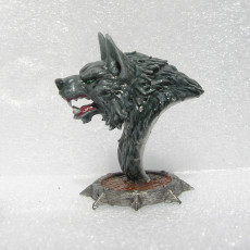Picture of print of Werewolf bust pre-supported This print has been uploaded by Julie Appleby