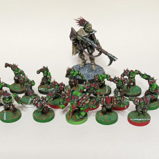Picture of print of Orc Team 16 miniatures Fantasy Football 32mm