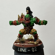 Picture of print of Orc Team 16 miniatures Fantasy Football 32mm