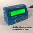 DIY Distance Meter. Arduino, Ultrasonic range finder, LCD image