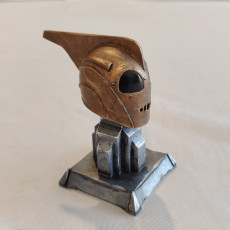 Picture of print of Rocketeer helmet with base