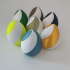 Multicolour easter egg image
