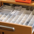 Drawer inserts for organising small parts image