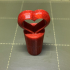 Wine bottle stopper - heart image