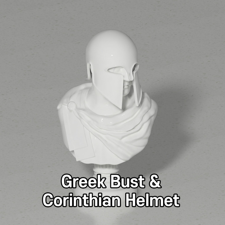 Greek bust and Corinthian Helmet Bundle *Updated 7/30/2021