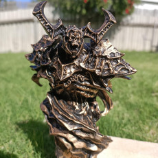 Picture of print of Undead Knight Bust