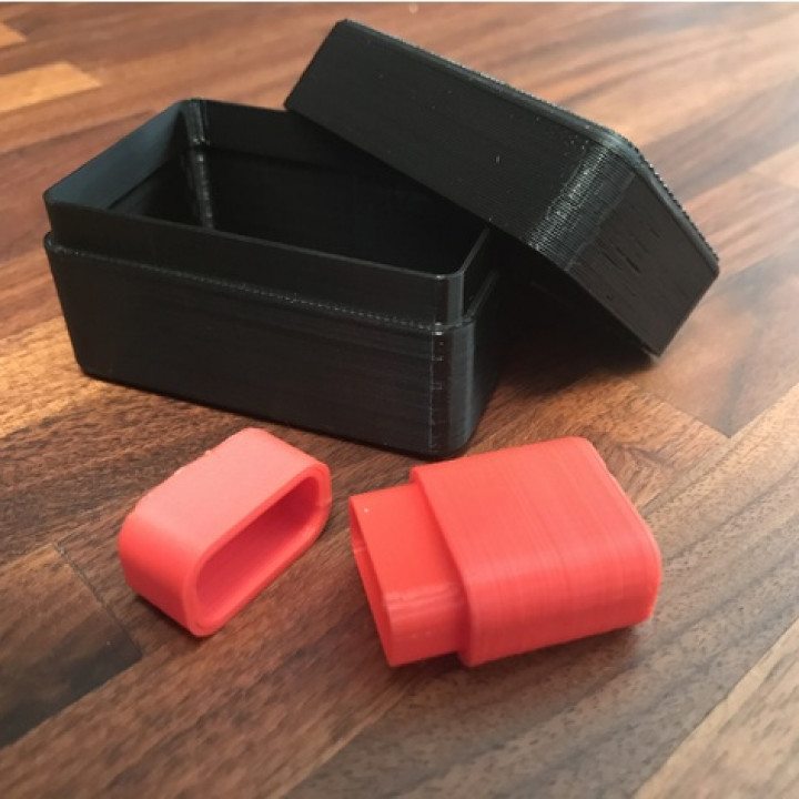 3D Printable Box with lid (Fusion 360, parametric) by sagdusmir