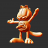 Garfield, Cursed image
