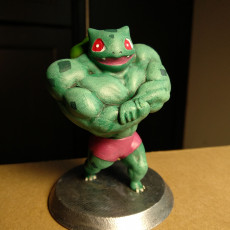 Picture of print of Ultra swole Bulbasaur