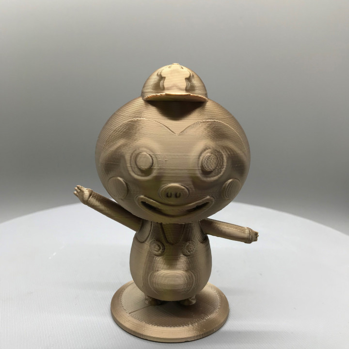 3D Printable Leif from Animal Crossing by Troy Slatton