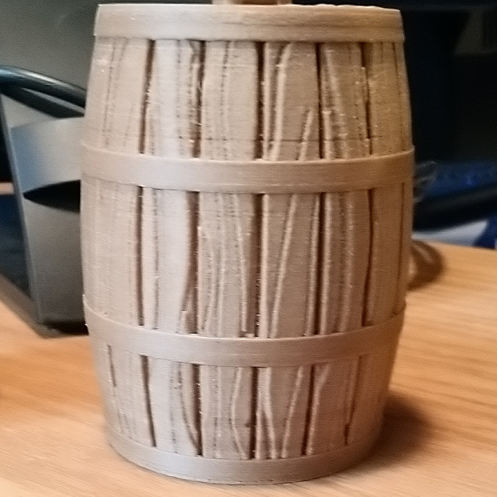 Wooden Barrel for Jar or Bank