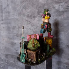 Picture of print of Junkgirl - From Wasteland - 32mm - DnD -