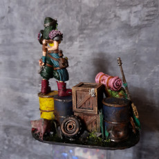 Picture of print of Junkgirl - From Wasteland - 32mm - DnD -